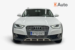 Valkoinen Audi A4 allroad quattro 2014 kuva 4.