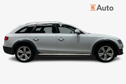 Valkoinen Audi A4 allroad quattro 2014 kuva 5.
