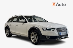 valkoinen Audi A4 allroad quattro 2014 kuva 1.