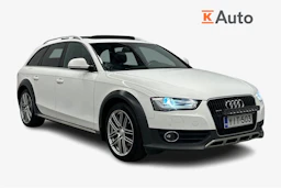 valkoinen Audi A4 allroad quattro 2015 kuva 1.