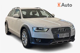 valkoinen Audi A4 allroad quattro 2014 kuva 1.