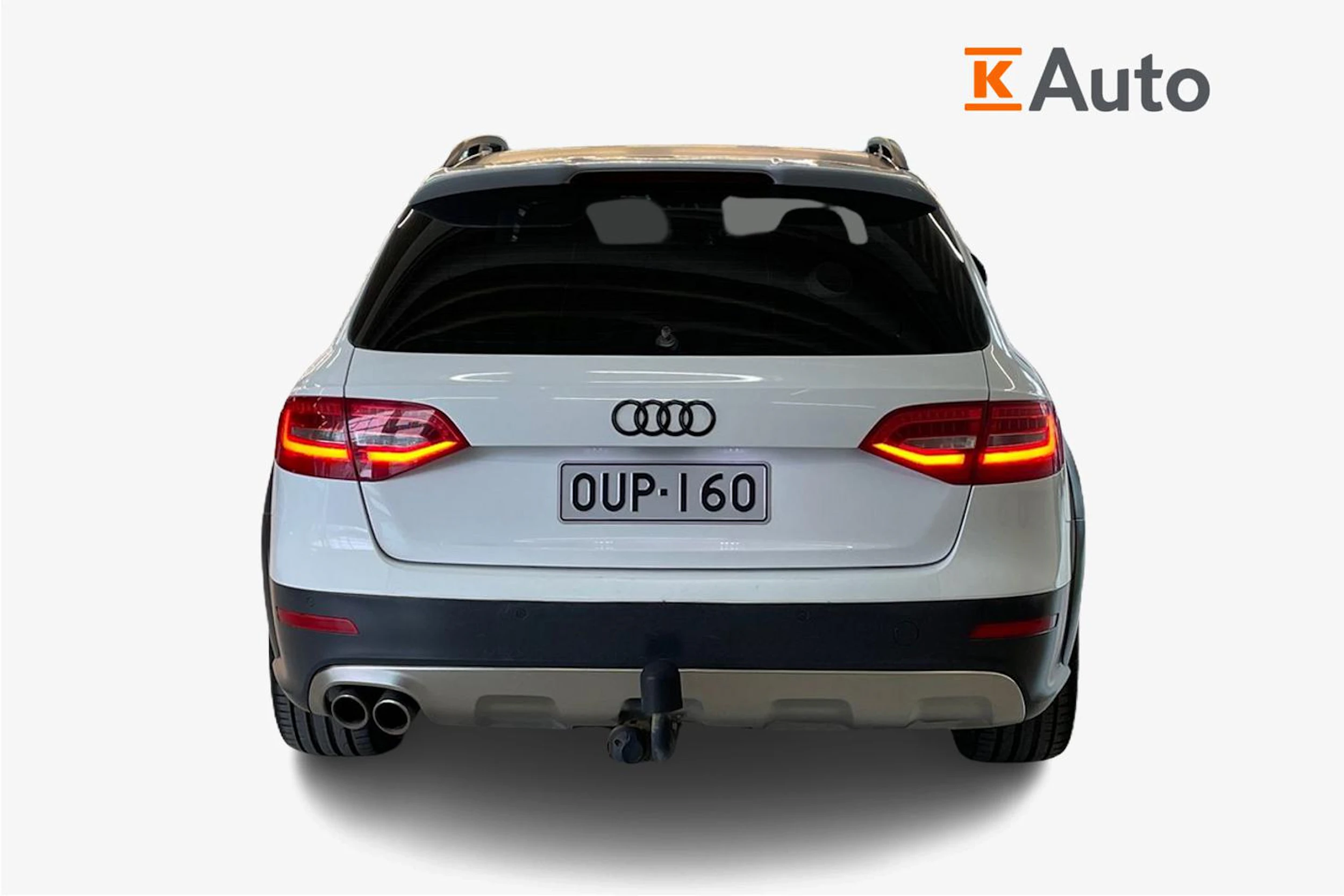Valkoinen Audi A4 allroad quattro 2015 kuva 4.