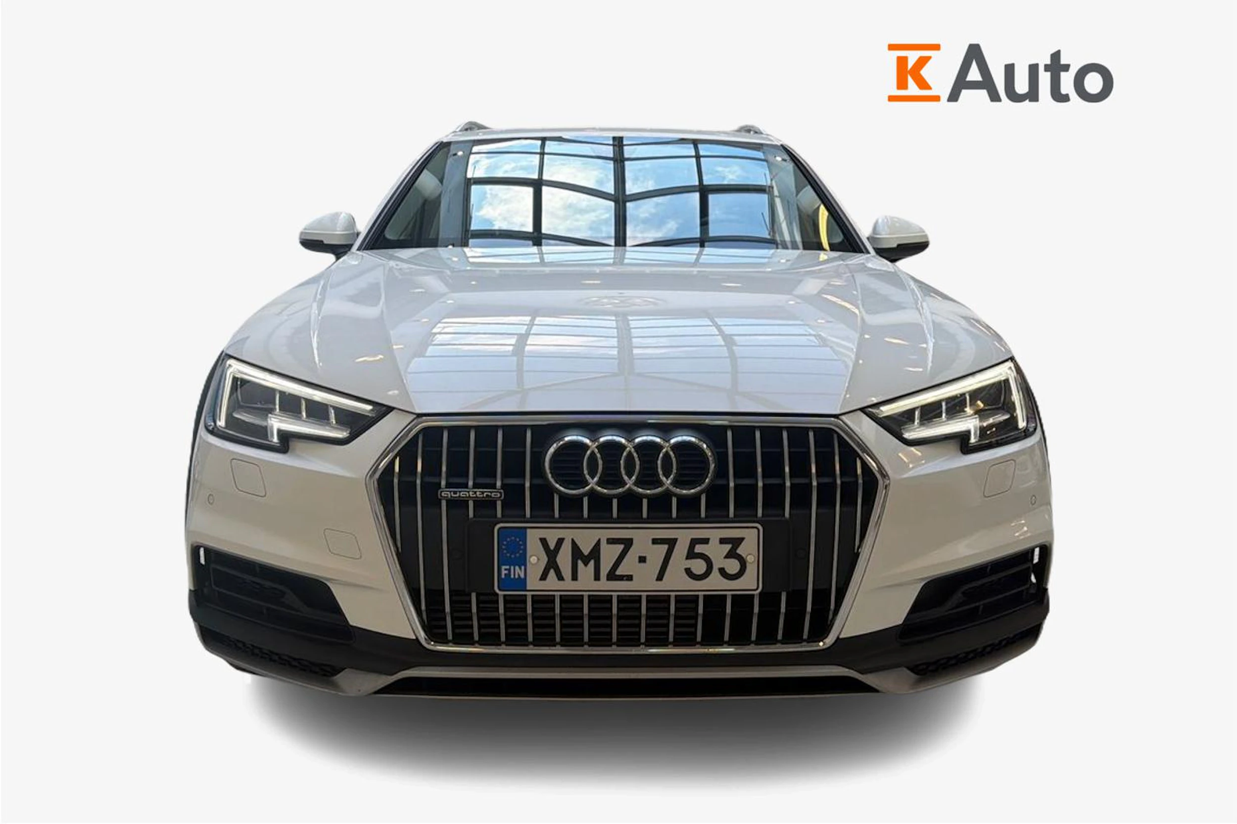 Valkoinen Audi A4 allroad quattro 2017 kuva 4.