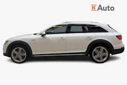 Valkoinen Audi A4 allroad quattro 2017 kuva 5.