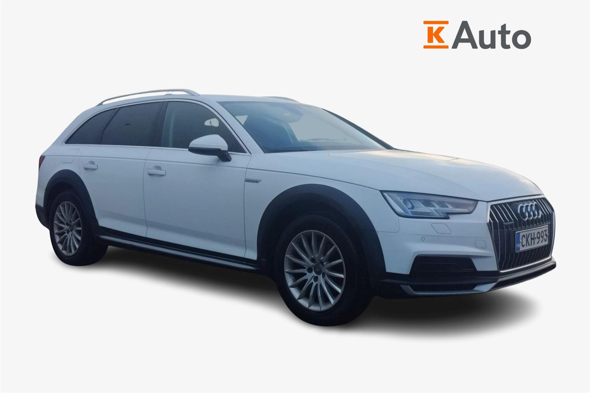 valkoinen Audi A4 allroad quattro 2017 kuva 1.