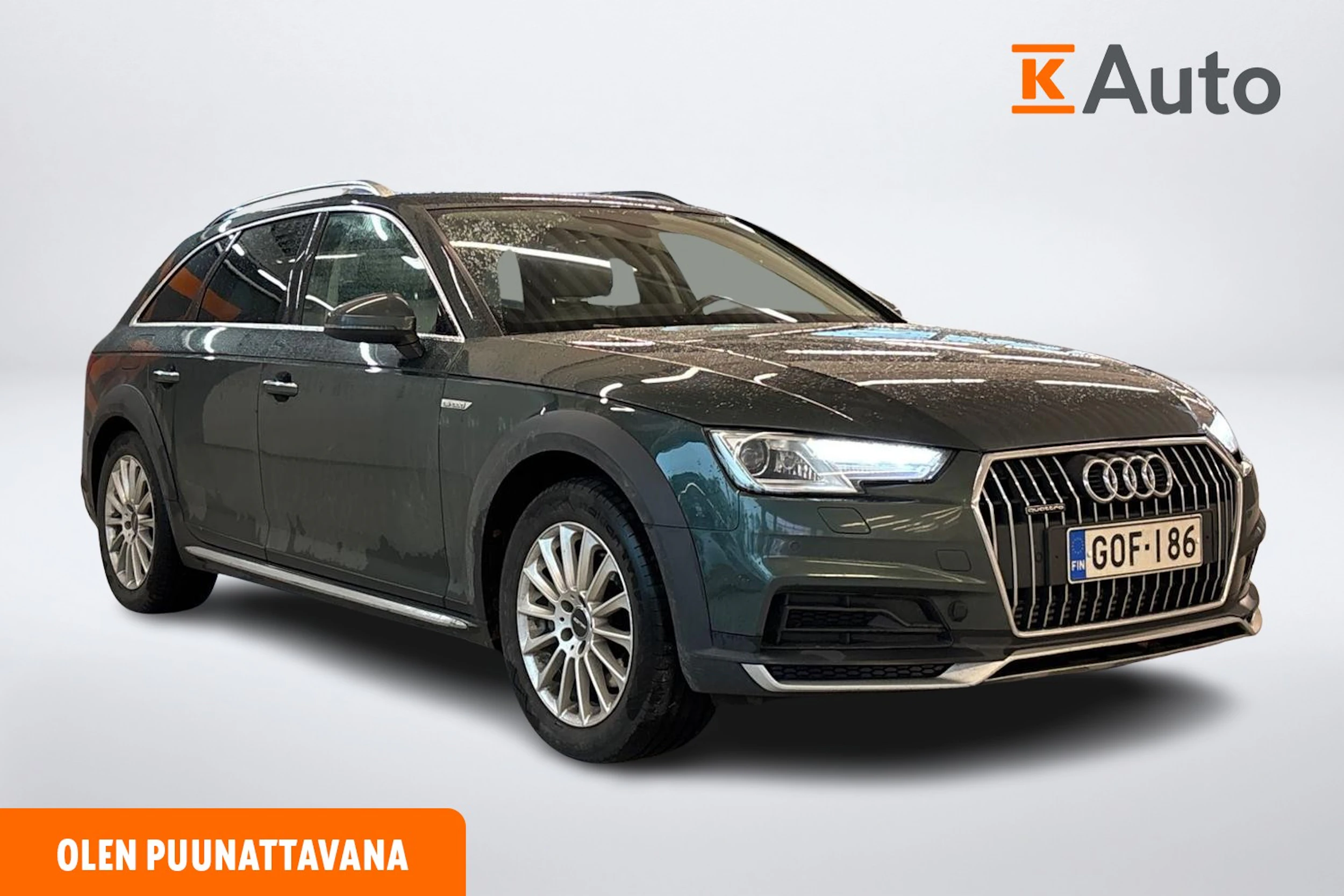 sininen Audi A4 allroad quattro 2017 kuva 1.