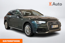 sininen Audi A4 allroad quattro 2017 kuva 1.