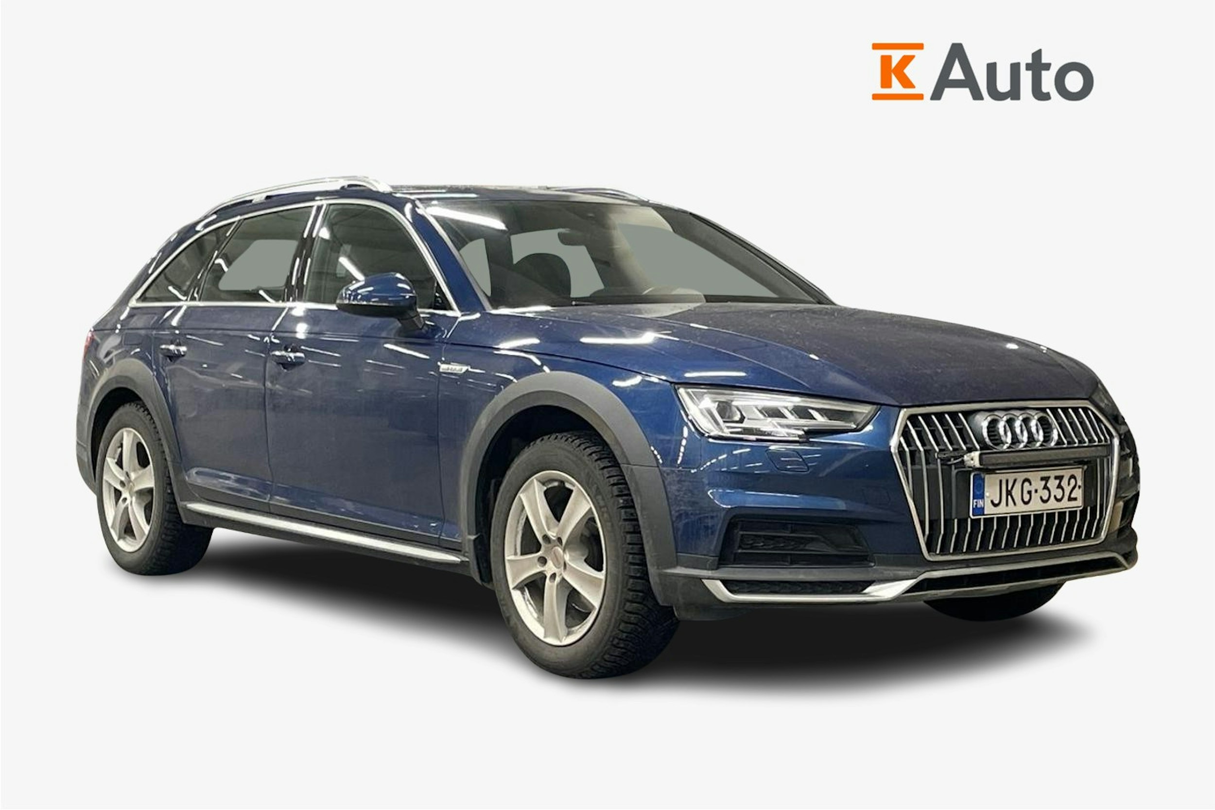 sininen Audi A4 allroad quattro 2017 kuva 1.