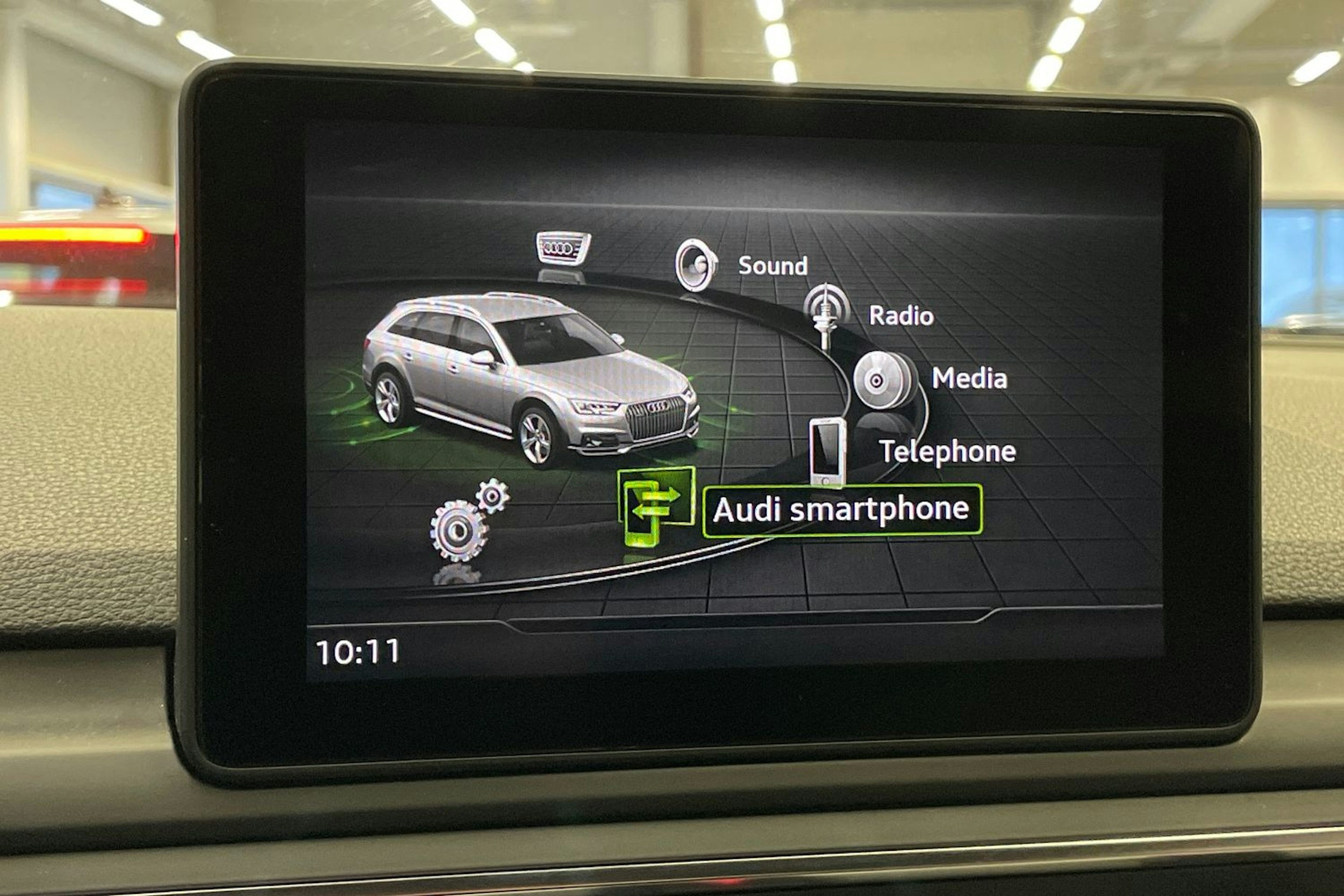 sininen Audi A4 allroad quattro 2017 kuva 19.