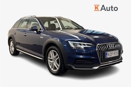 Sininen Audi A4 allroad quattro 2017 kuva 1.