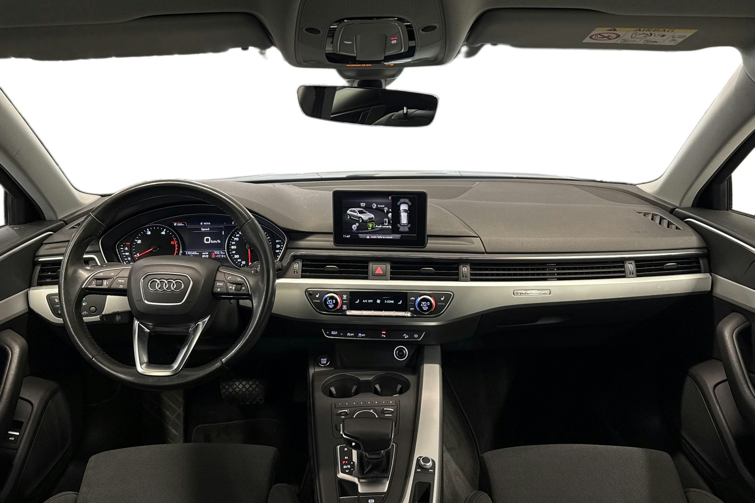 Sininen Audi A4 allroad quattro 2017 kuva 9.