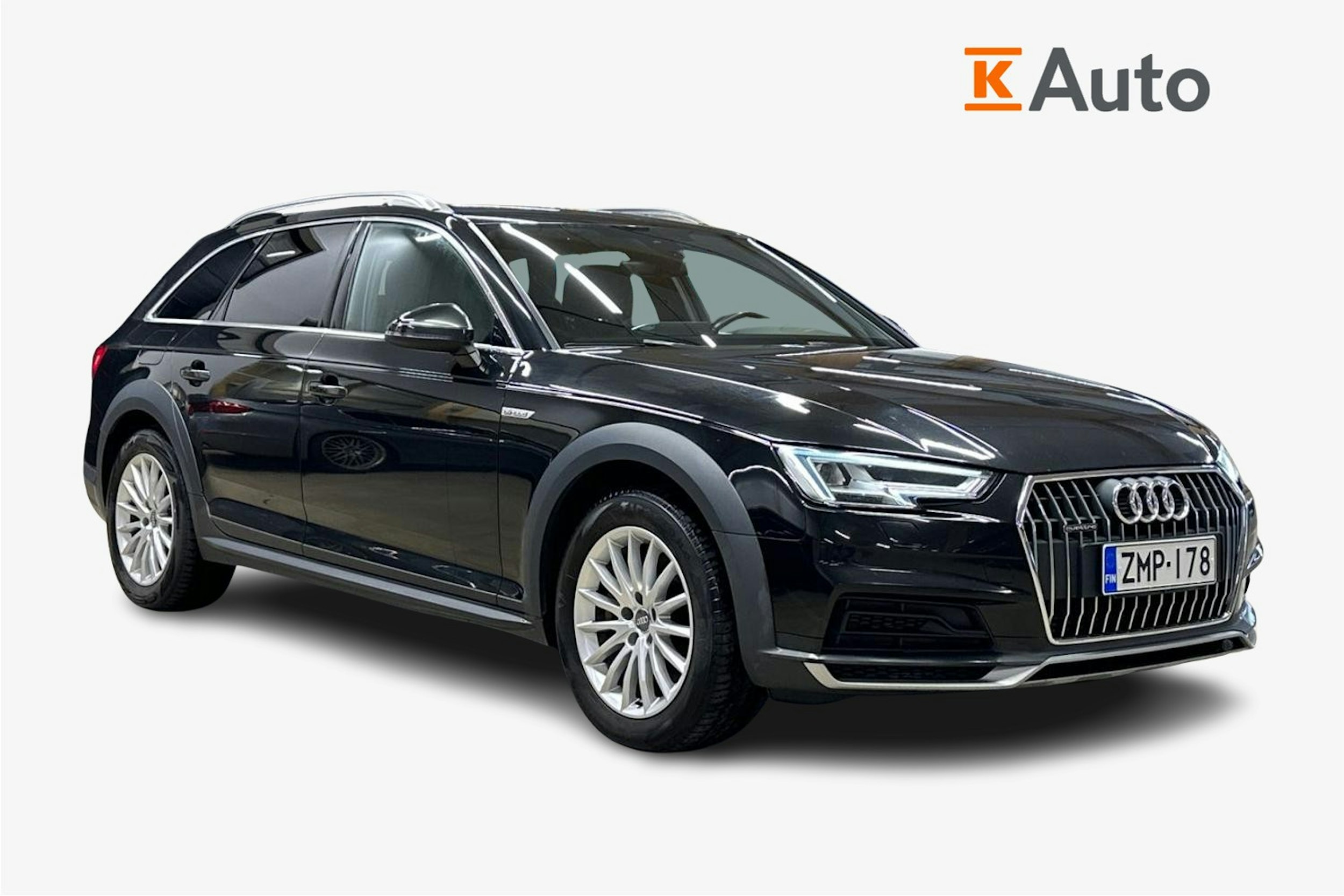 musta Audi A4 allroad quattro 2017 kuva 1.