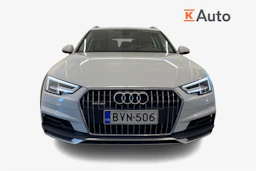 Valkoinen Audi A4 allroad quattro 2018 kuva 4.