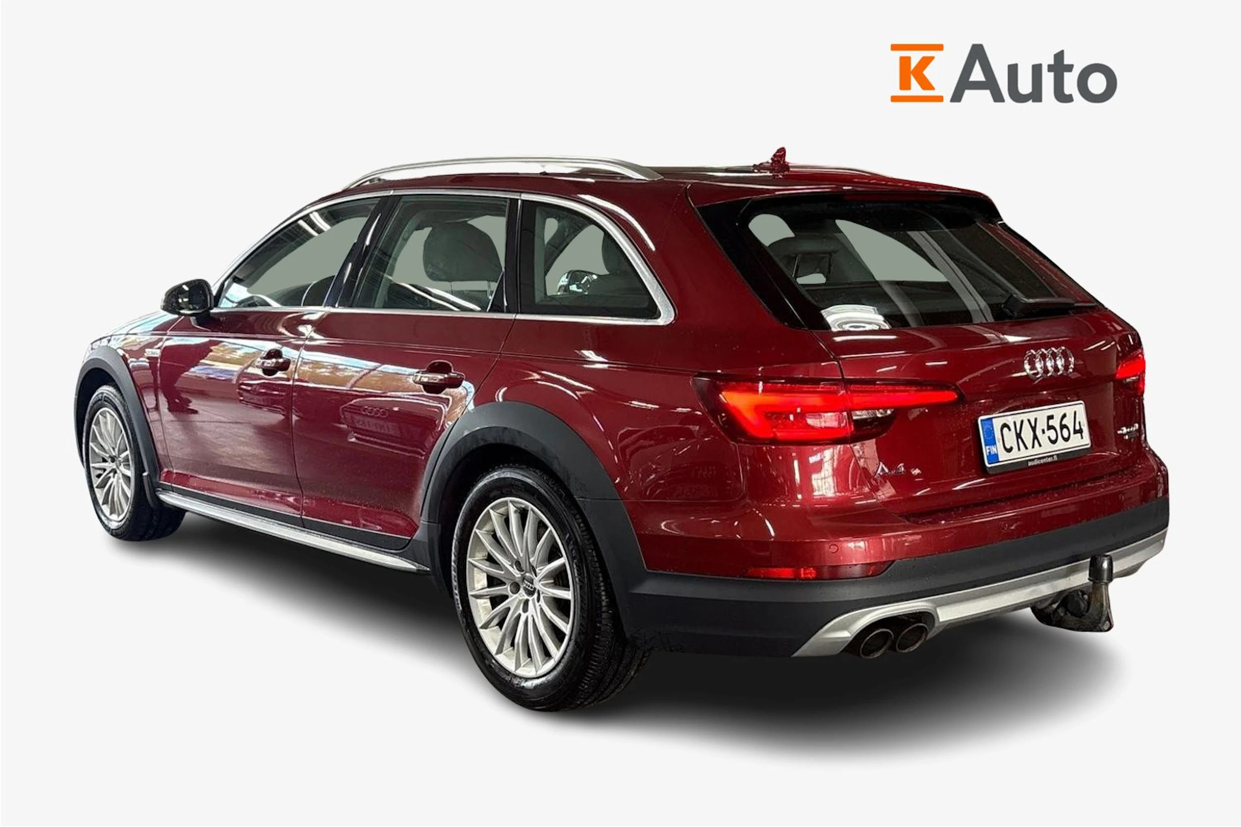 Valkoinen Audi A4 allroad quattro 2018 kuva 2.
