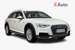 valkoinen Audi A4 allroad quattro 2018 kuva 1.