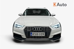 Valkoinen Audi A4 allroad quattro 2018 kuva 4.