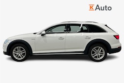 Valkoinen Audi A4 allroad quattro 2018 kuva 5.