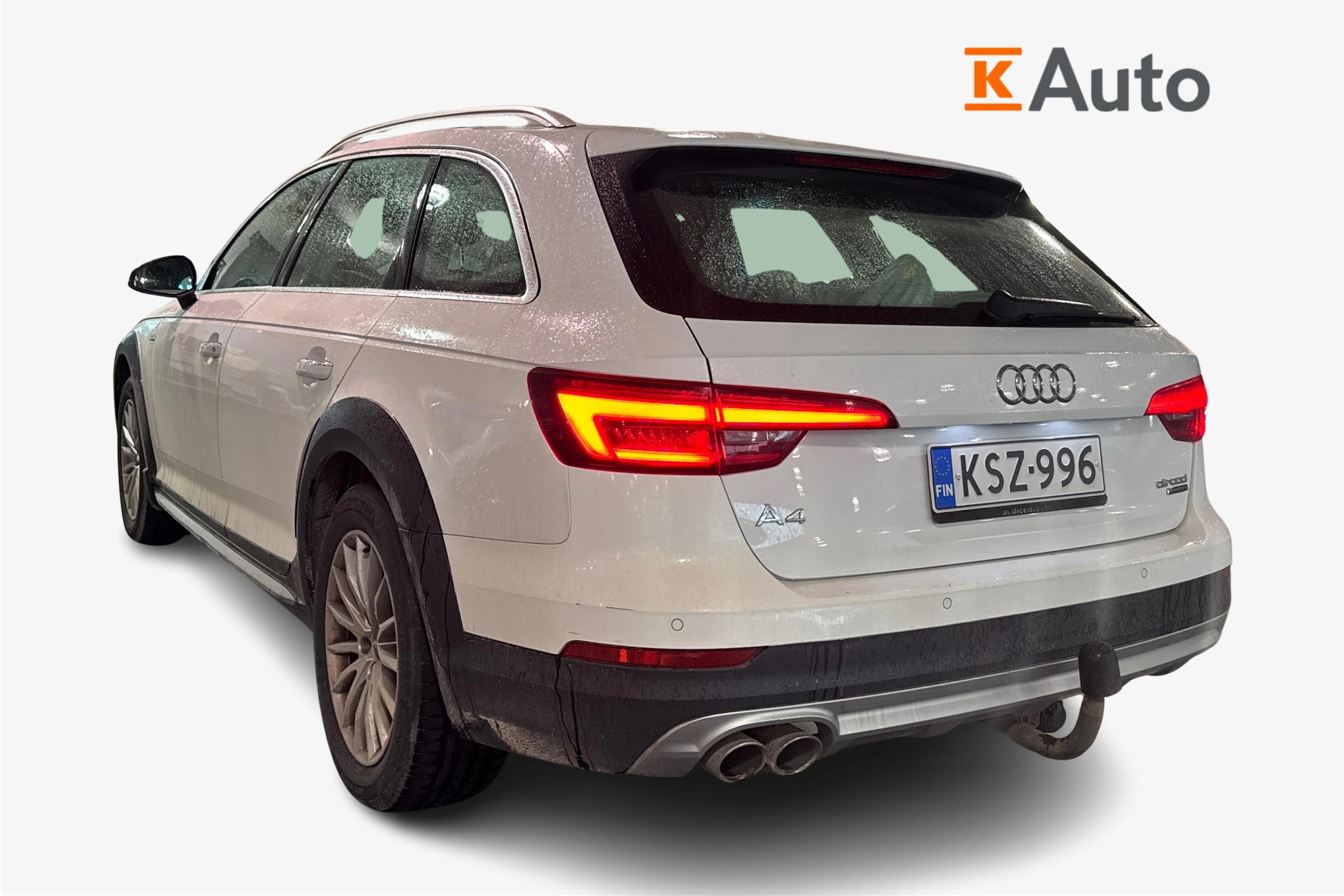 Valkoinen Audi A4 allroad quattro 2018 kuva 2.