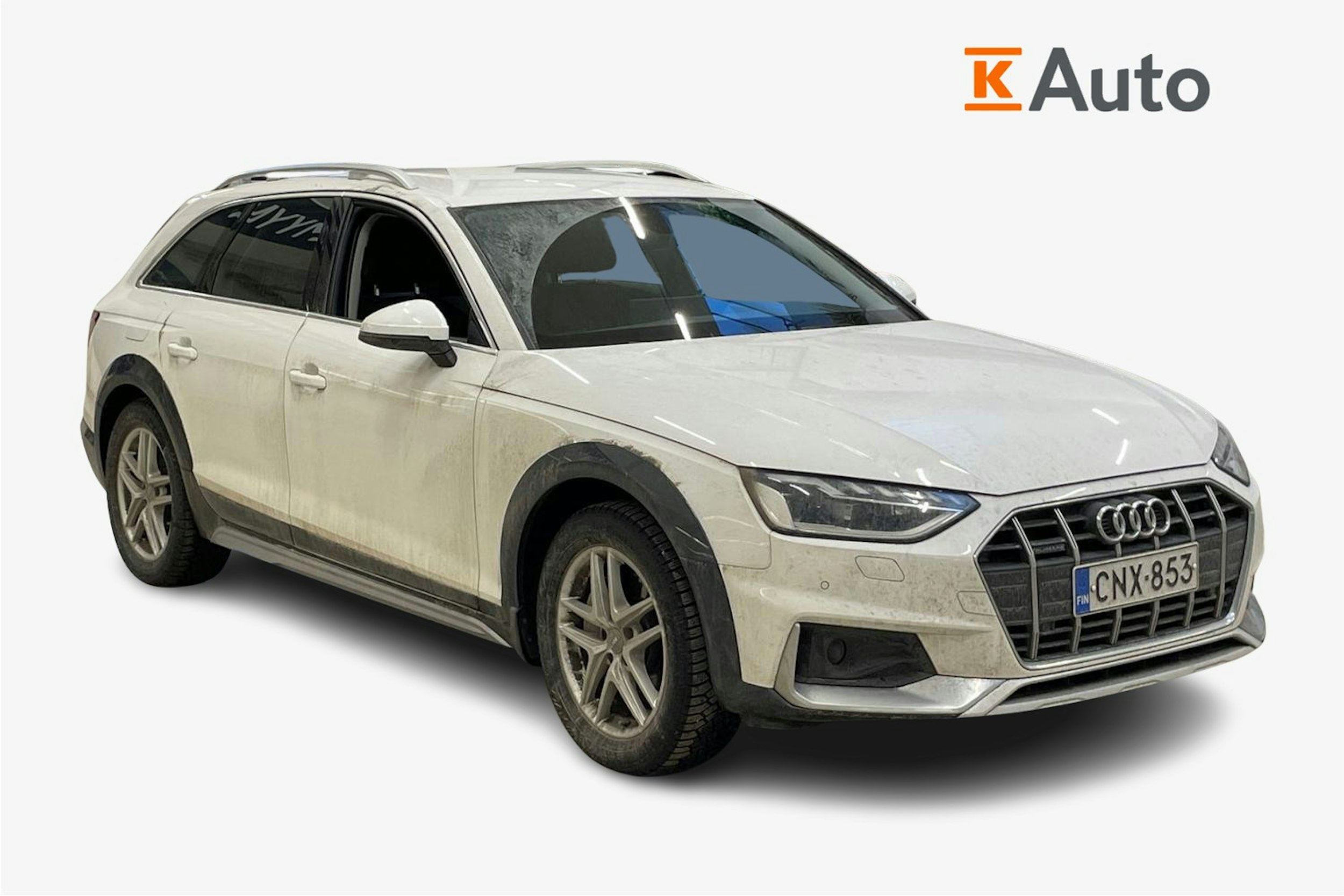 valkoinen Audi A4 allroad quattro 2019 kuva 1.
