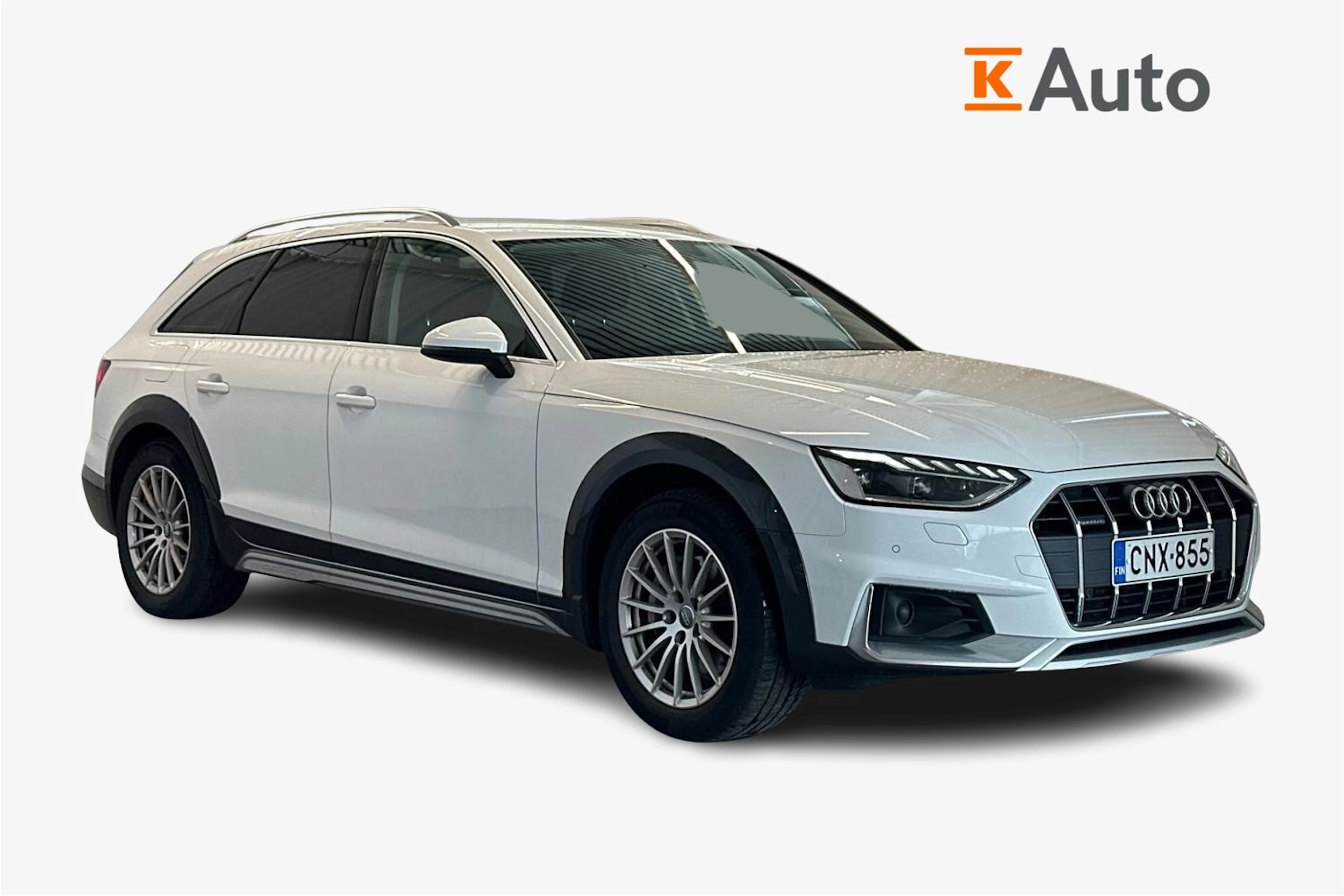 valkoinen Audi A4 allroad quattro 2019 kuva 1.