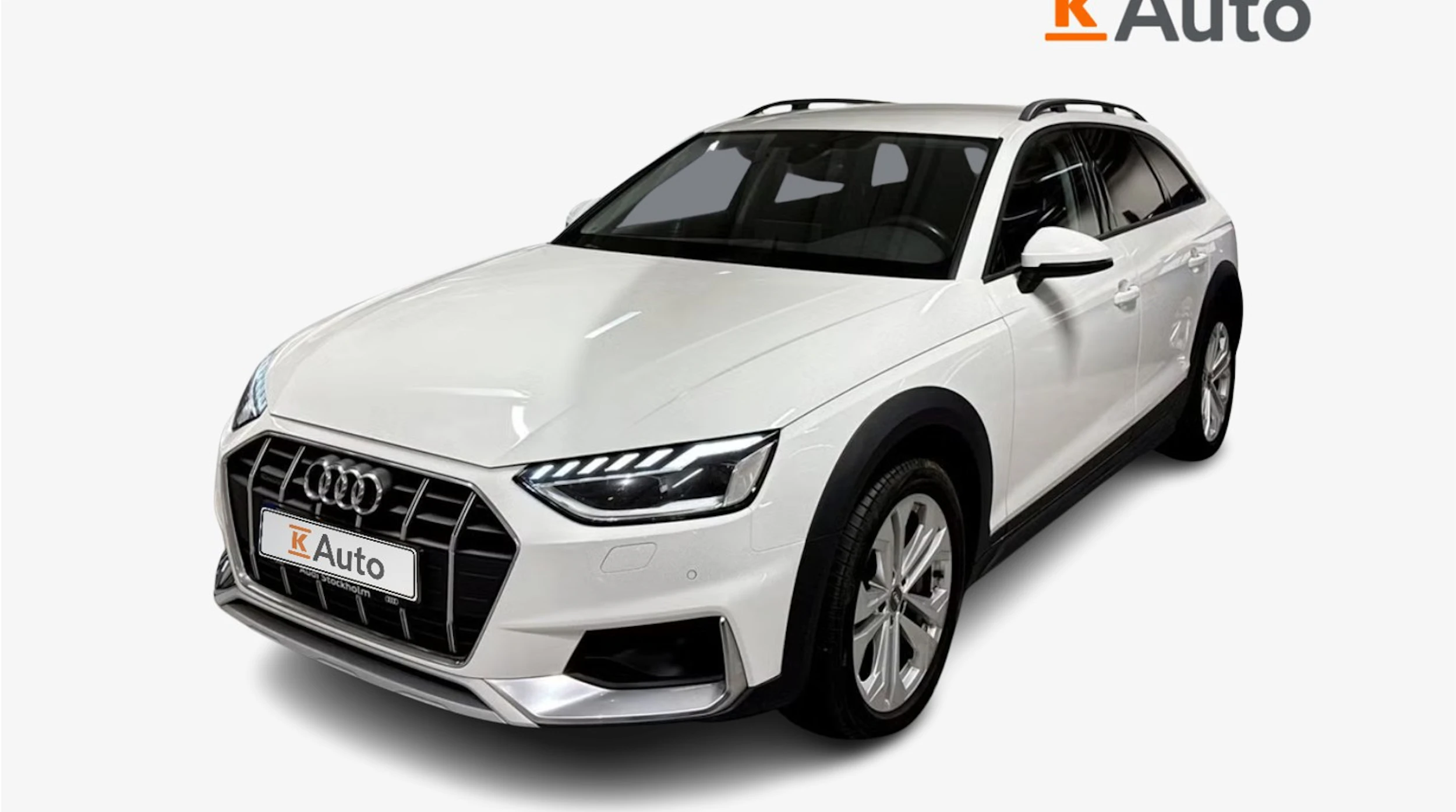 valkoinen Audi A4 allroad quattro 2020 kuva 1.