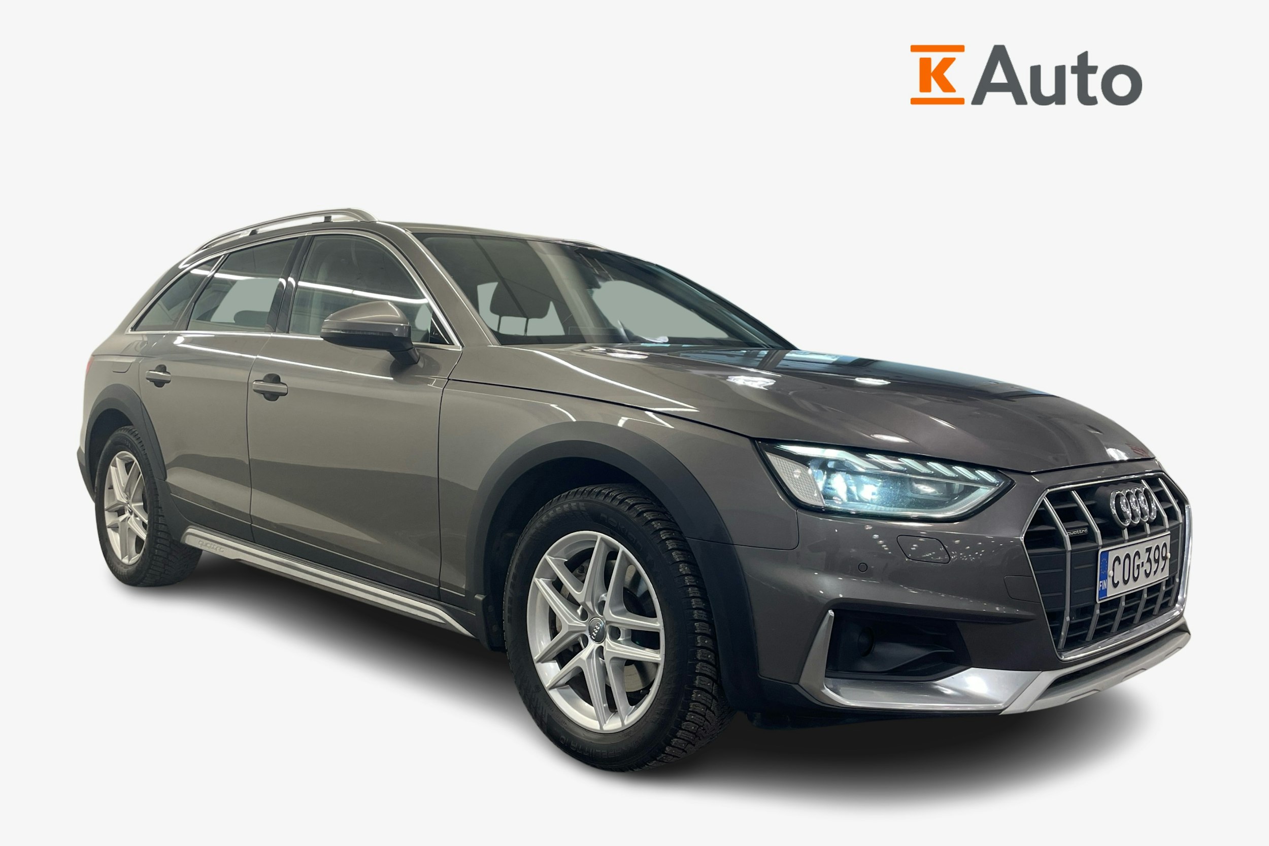 vihreä Audi A4 allroad quattro 2020 kuva 1.