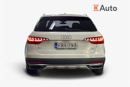 Valkoinen Audi A4 allroad quattro 2020 kuva 3.