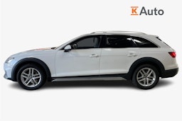 Valkoinen Audi A4 allroad quattro 2020 kuva 6.