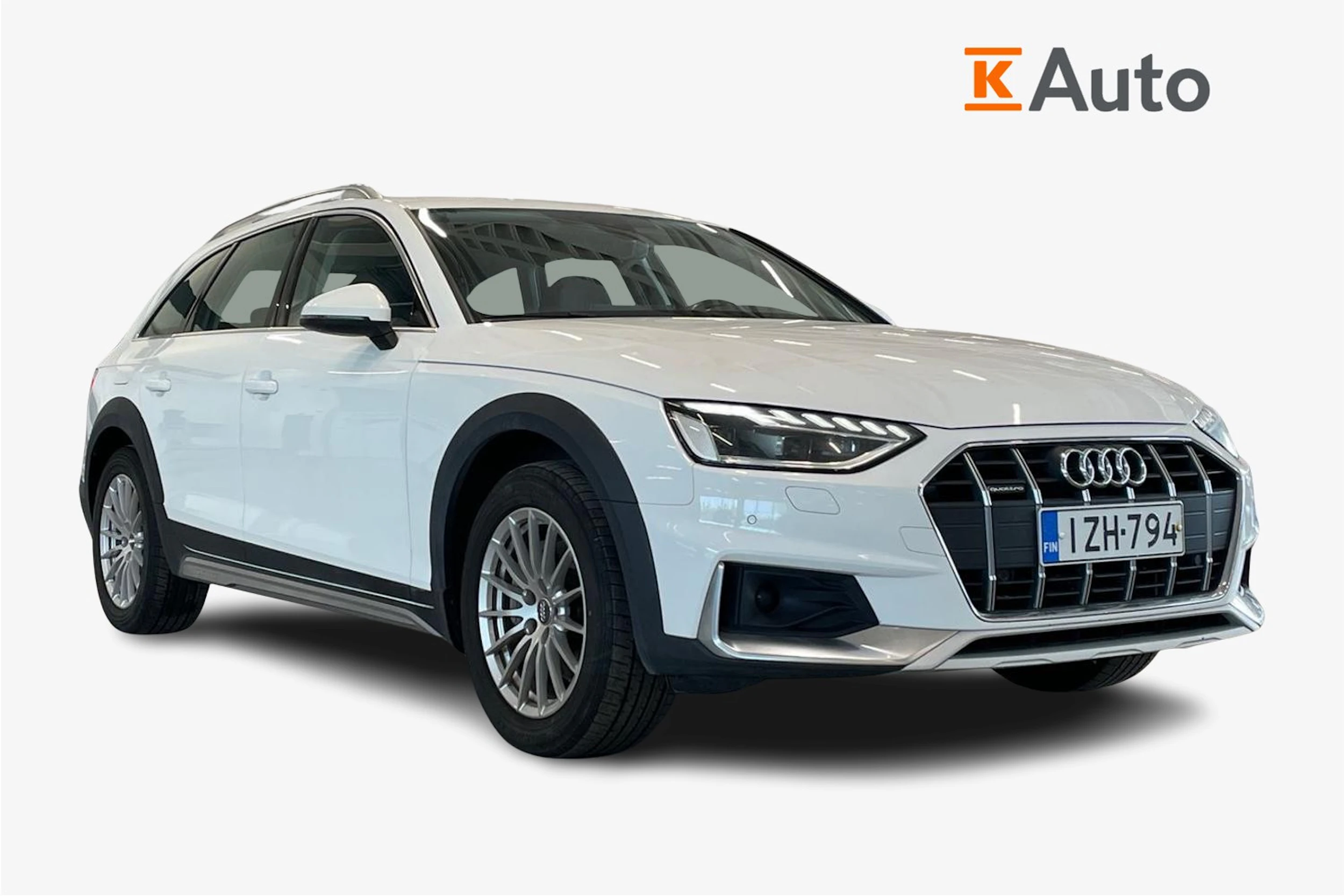 valkoinen Audi A4 allroad quattro 2020 kuva 1.