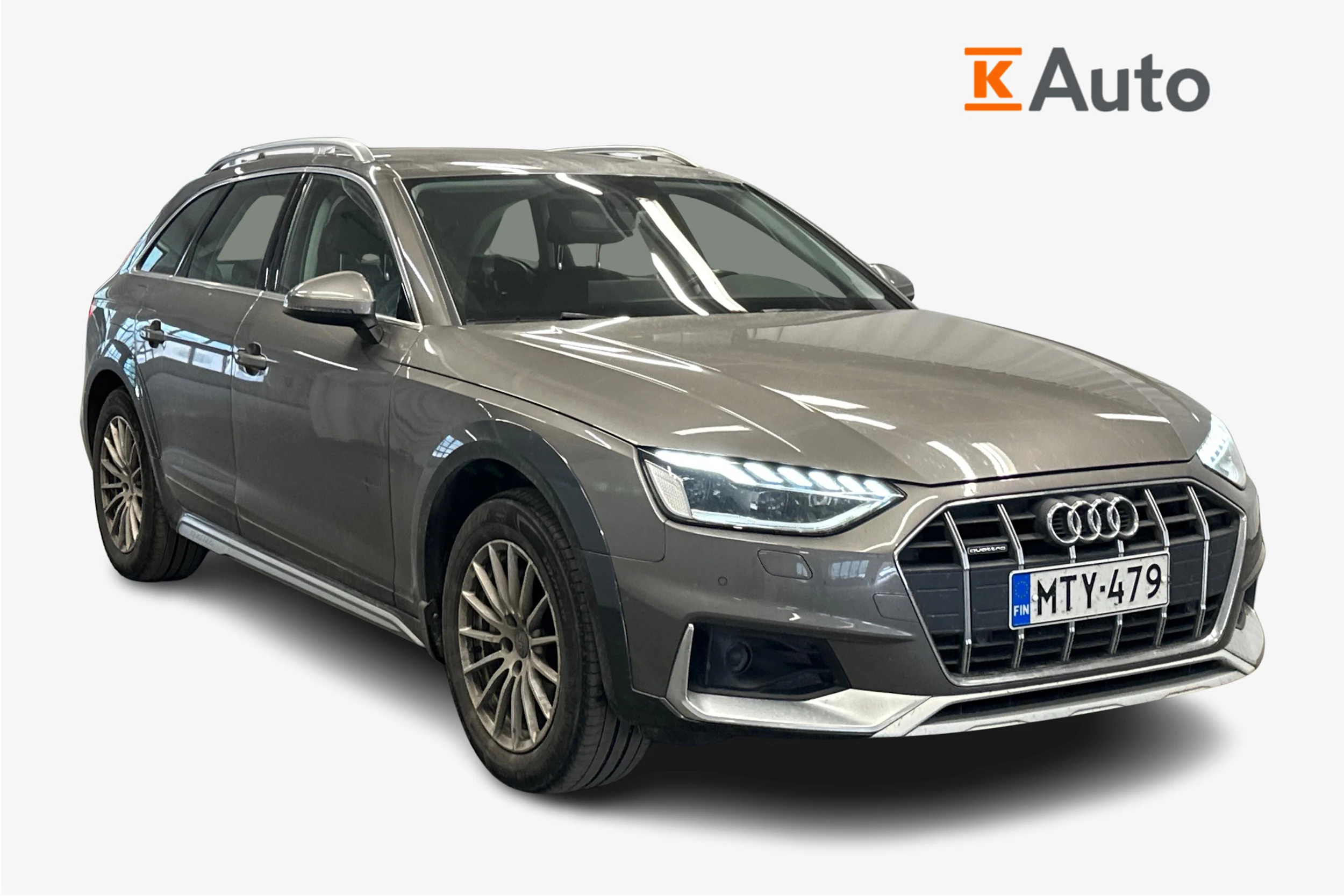 vihreä Audi A4 allroad quattro 2020 kuva 1.