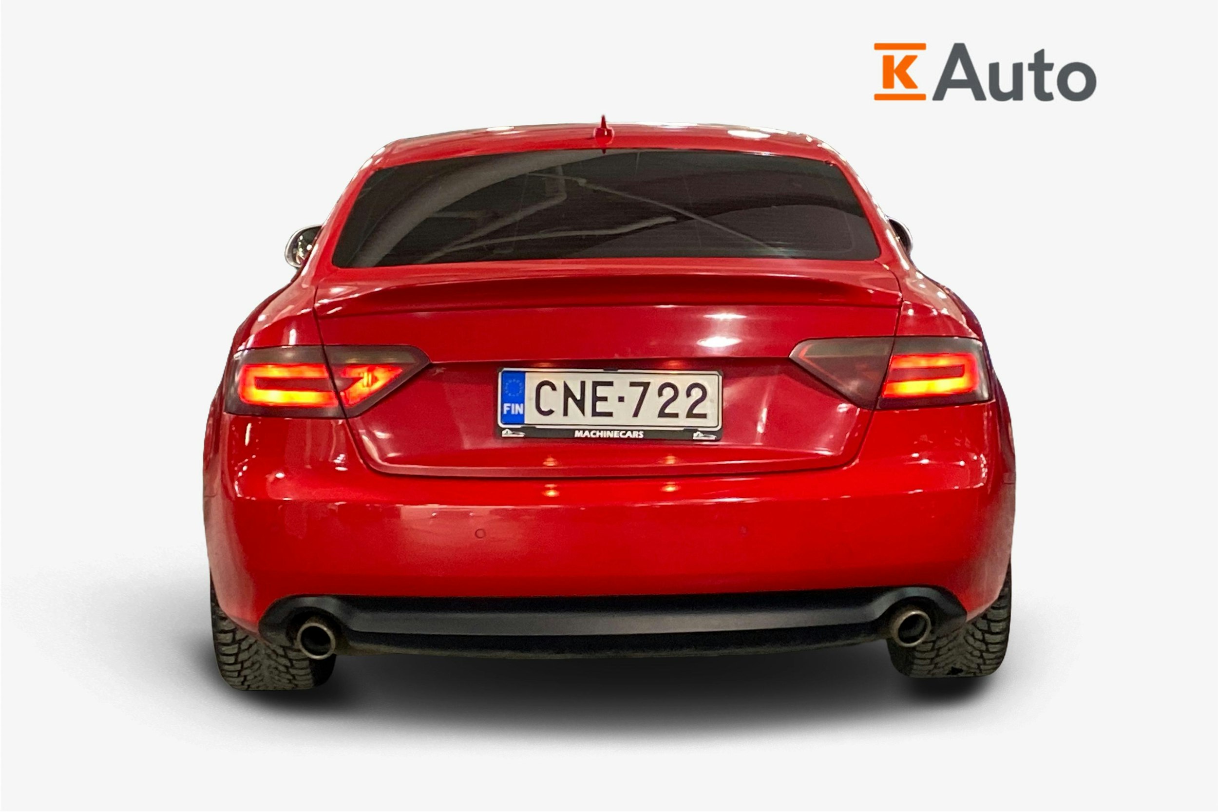 Punainen Audi A5 2008 kuva 3.