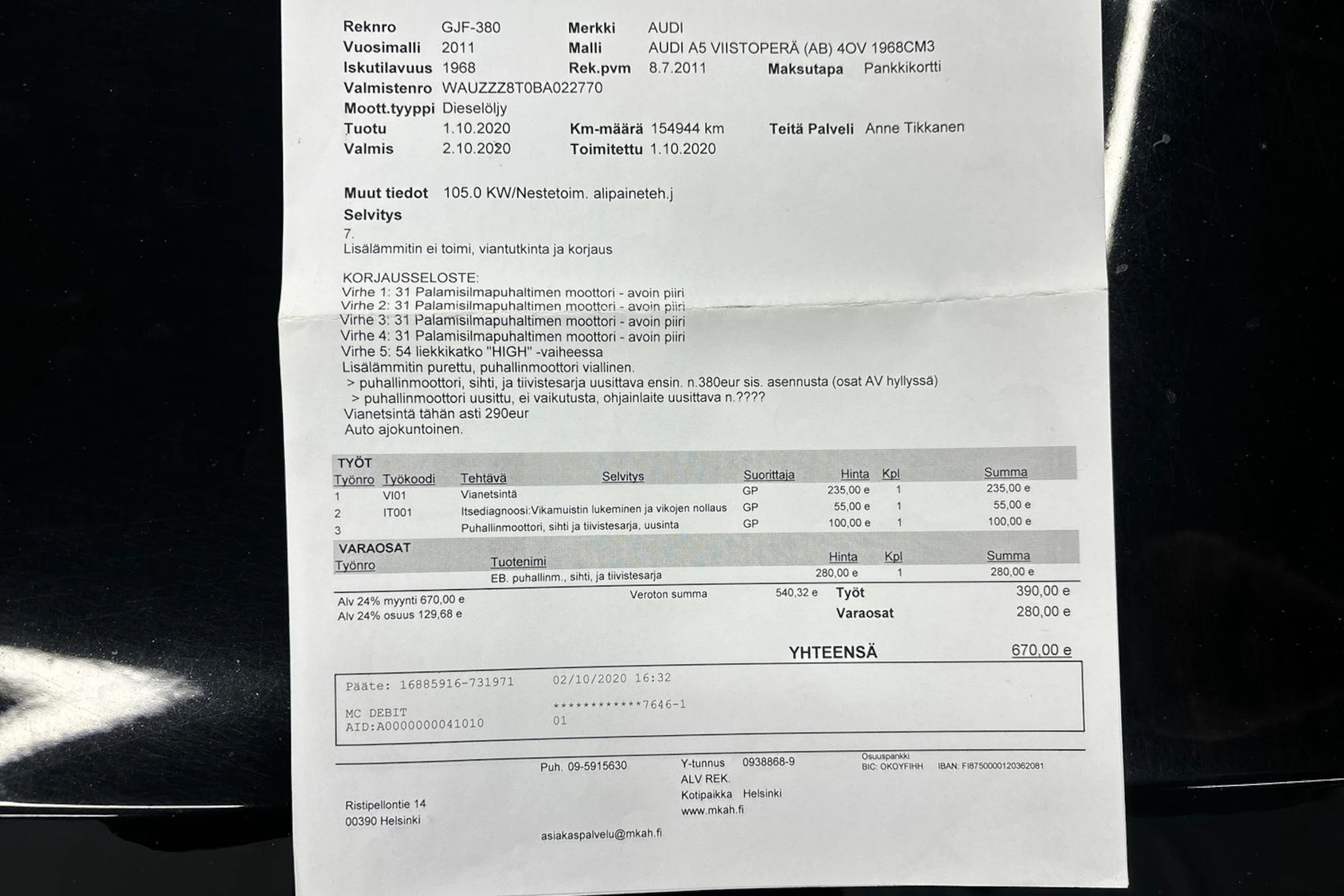 musta Audi A5 2011 kuva 37.