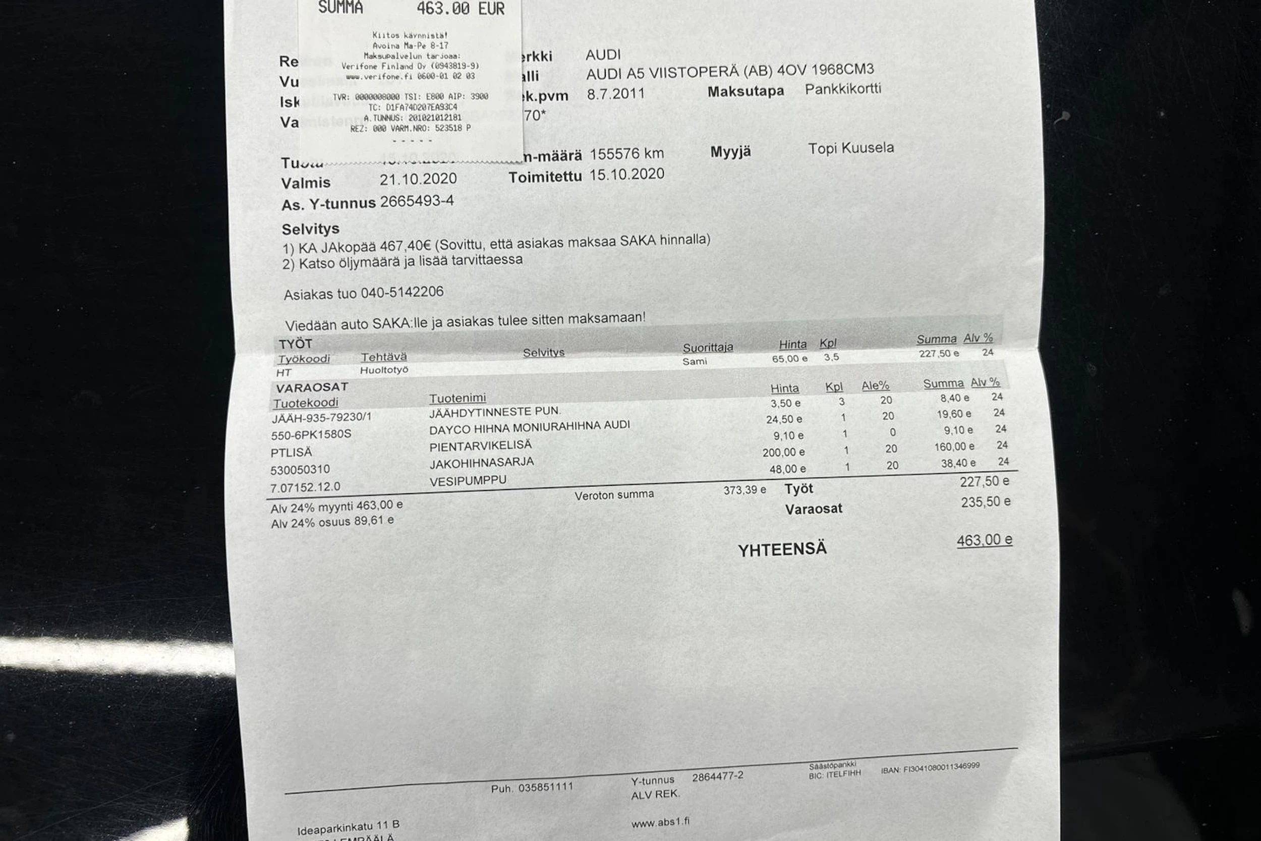 musta Audi A5 2011 kuva 38.