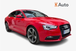 punainen Audi A5 2013 kuva 1.