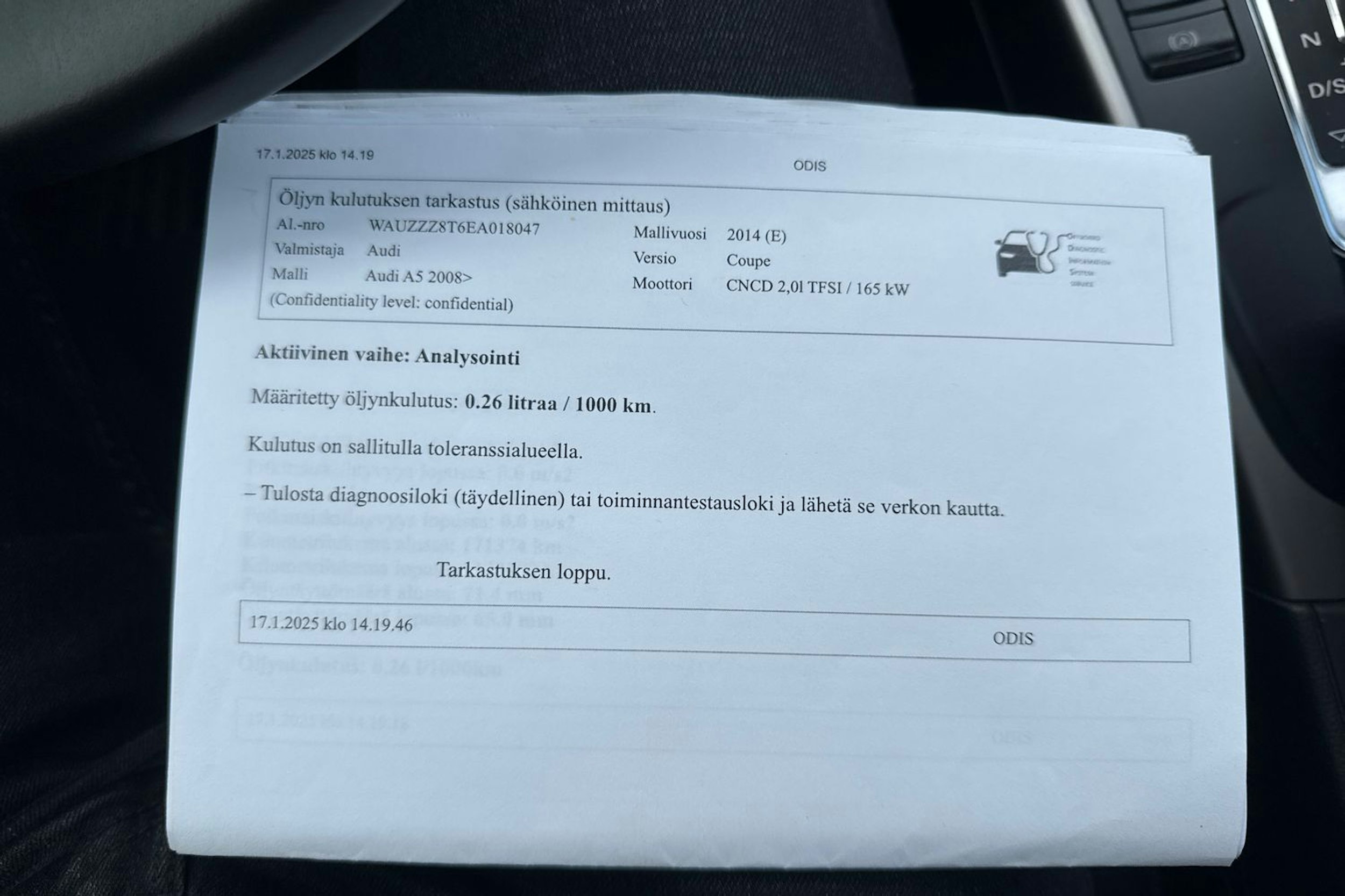 Valkoinen Audi A5 2014 kuva 18.