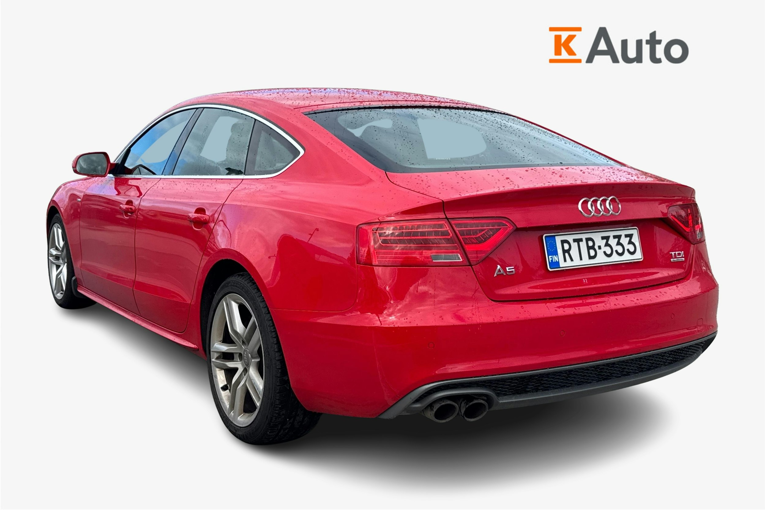 punainen Audi A5 2014 kuva 2.