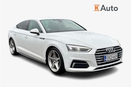 valkoinen Audi A5 2018 kuva 1.