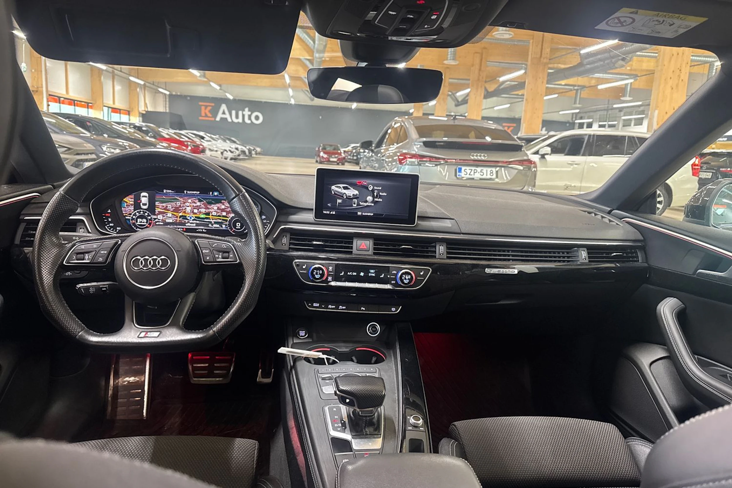 musta Audi A5 2017 kuva 7.