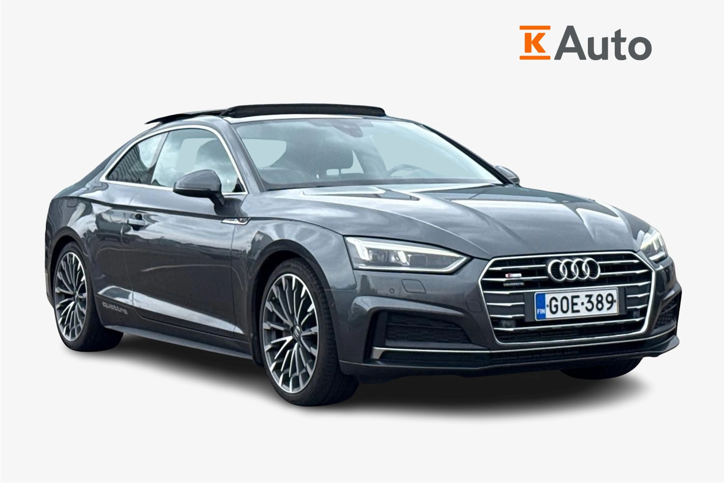 harmaa Audi A5 2017 kuva 1.