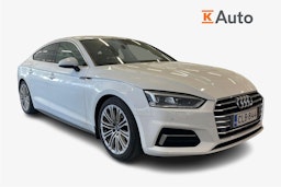 valkoinen Audi A5 2018 kuva 1.