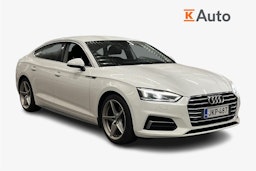valkoinen Audi A5 2018 kuva 1.