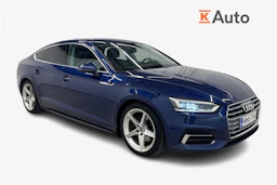 sininen Audi A5 2018 kuva 1.