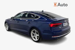 sininen Audi A5 2018 kuva 3.