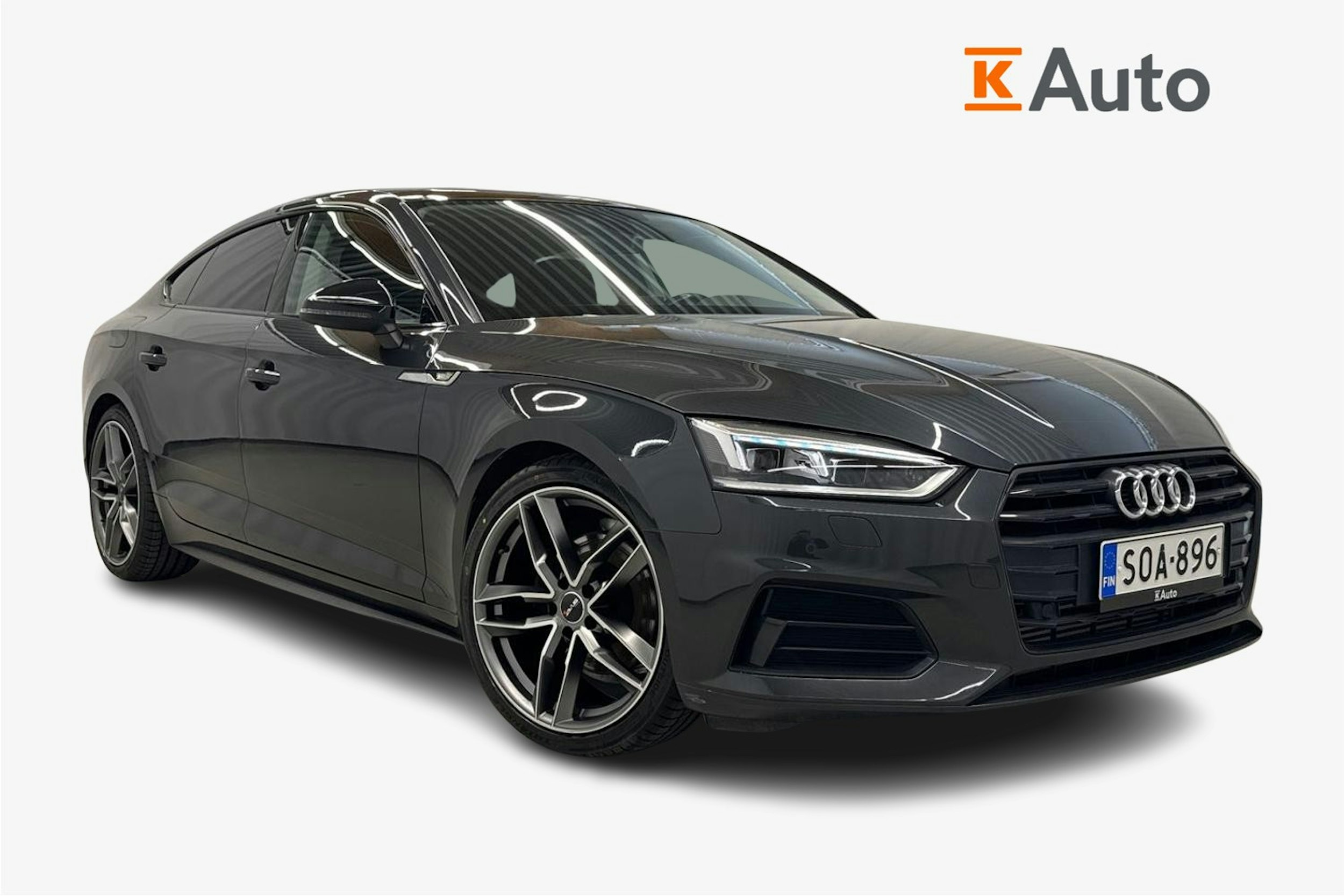 vihreä Audi A5 2018 kuva 1.