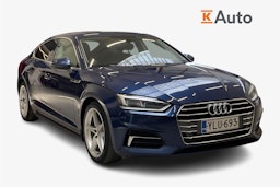 sininen Audi A5 2018 kuva 1.