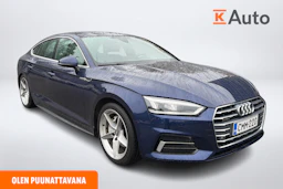 sininen Audi A5 2019 kuva 1.