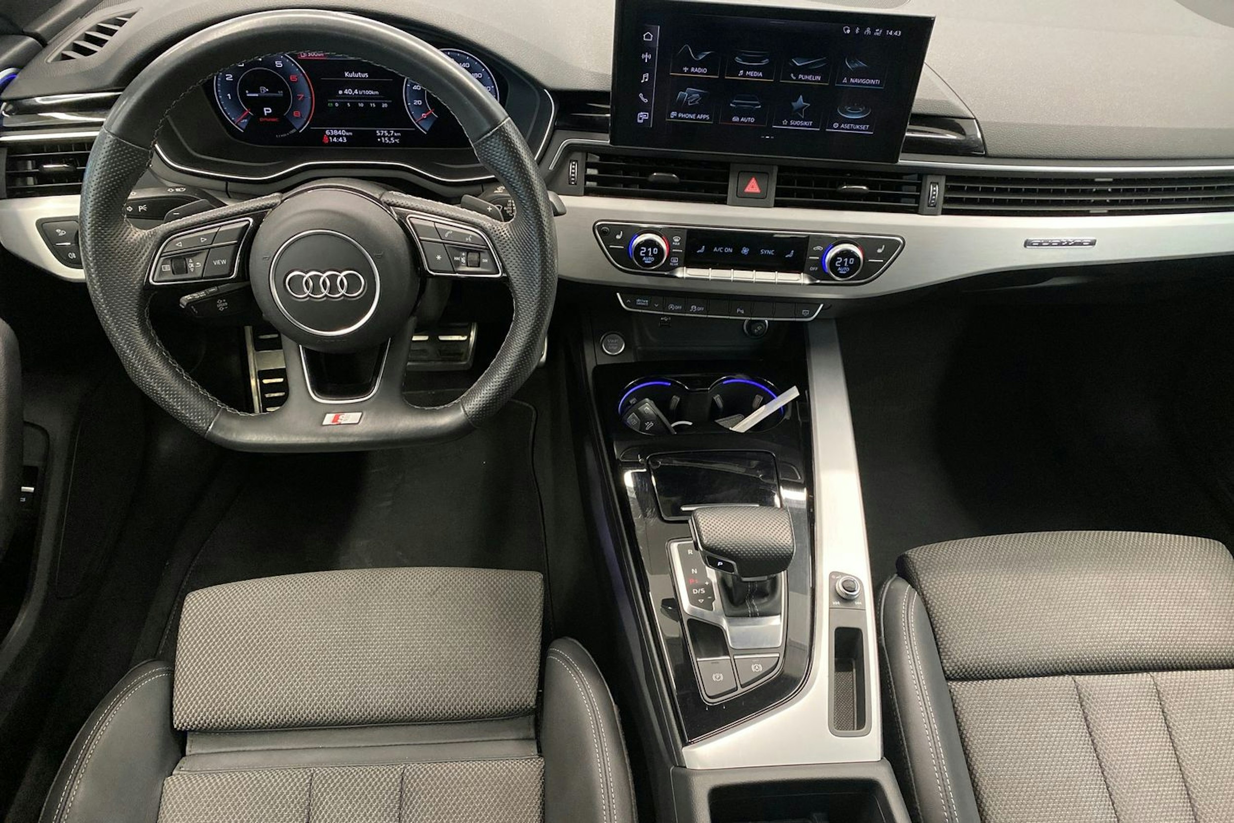 musta Audi A5 2020 kuva 9.