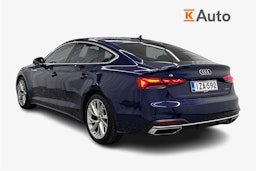sininen Audi A5 2021 kuva 3.