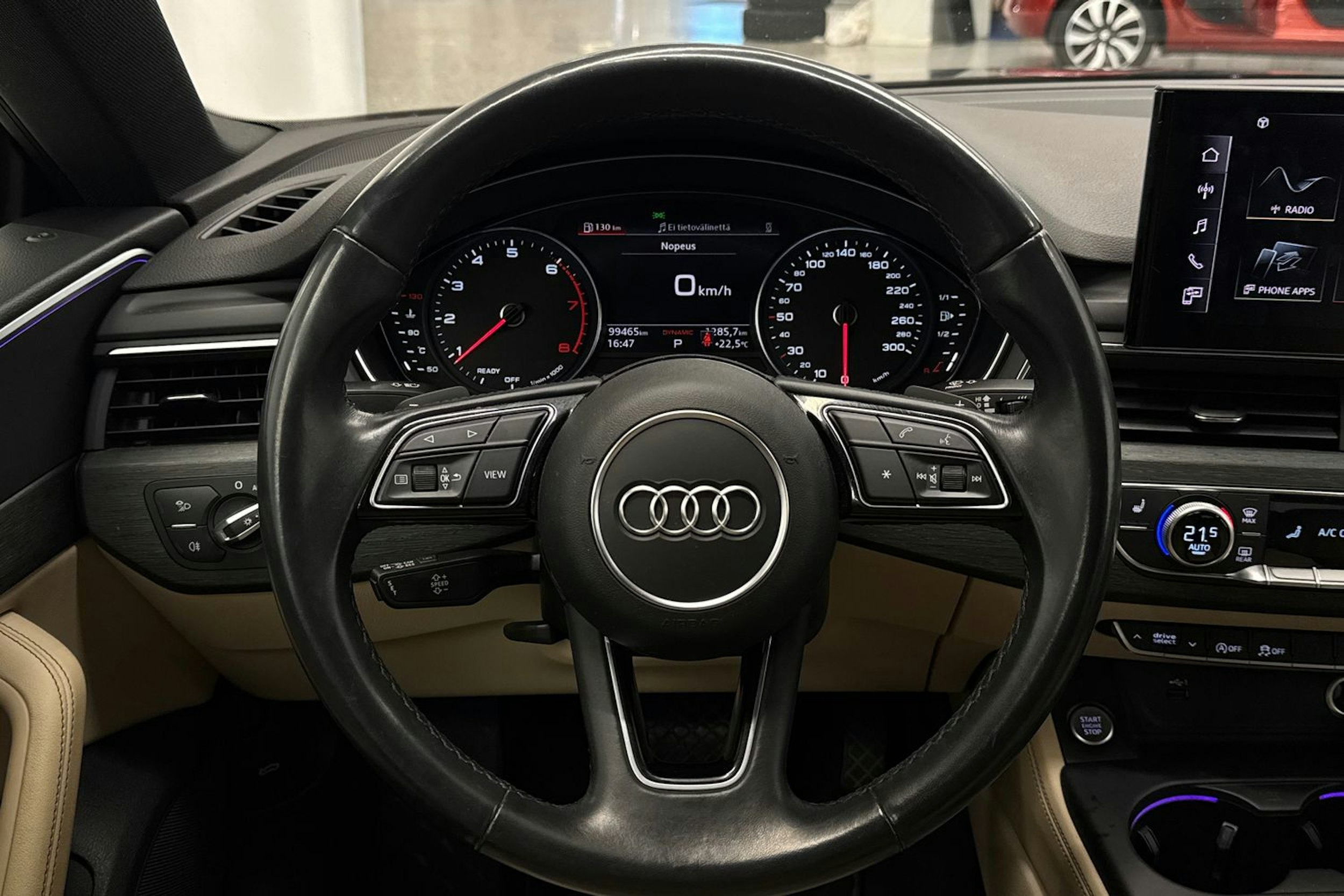 sininen Audi A5 2021 kuva 15.