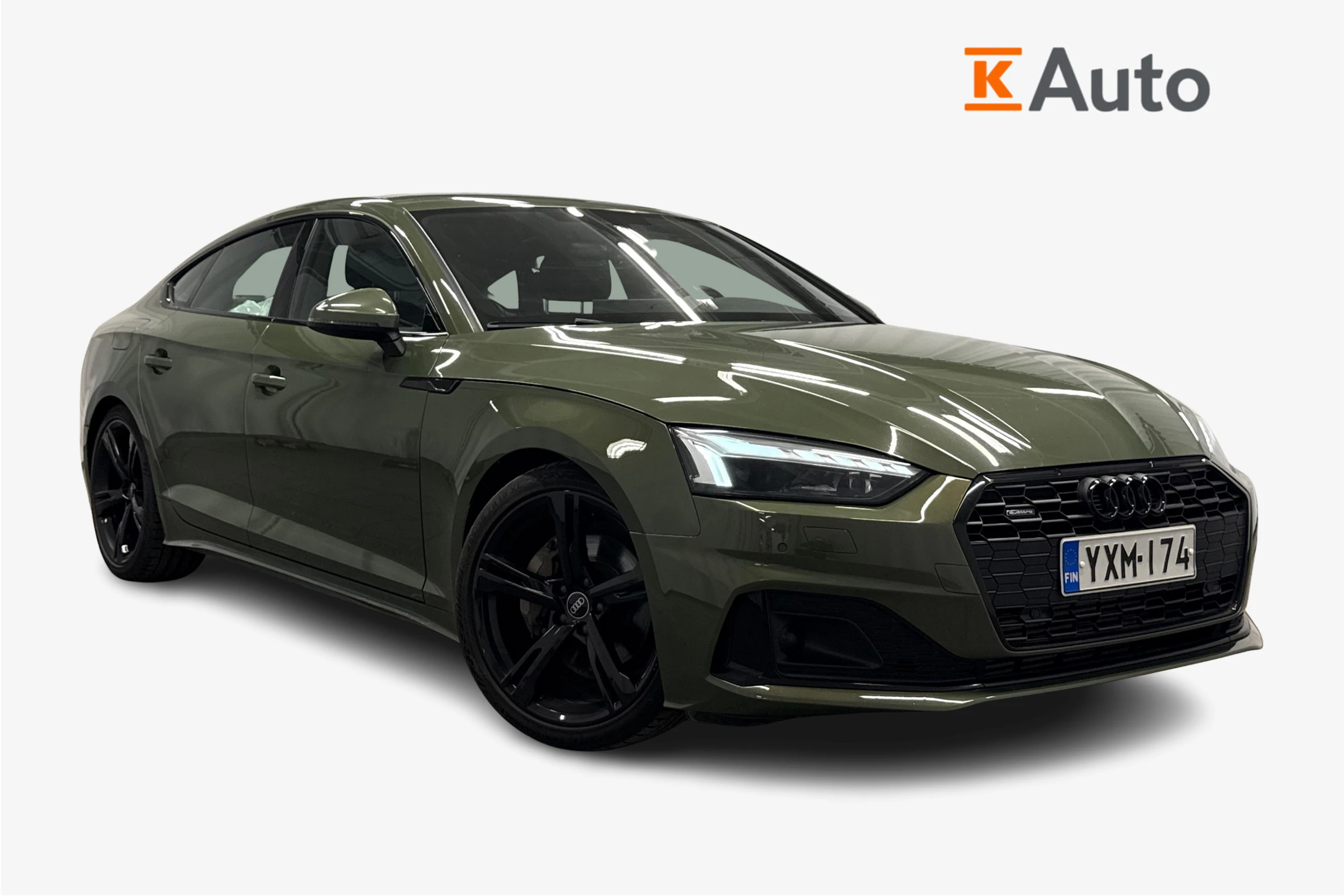 vihreä Audi A5 2021 kuva 1.